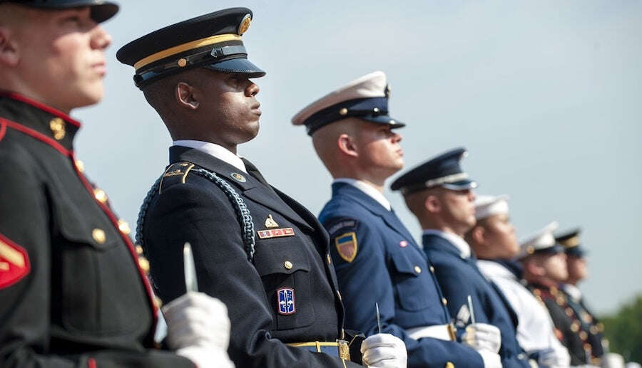 Armed Services Colorguard